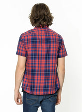 Koszula Męska Lee SS Shirt Krótki Rękaw Vibrant Red L875JPSK